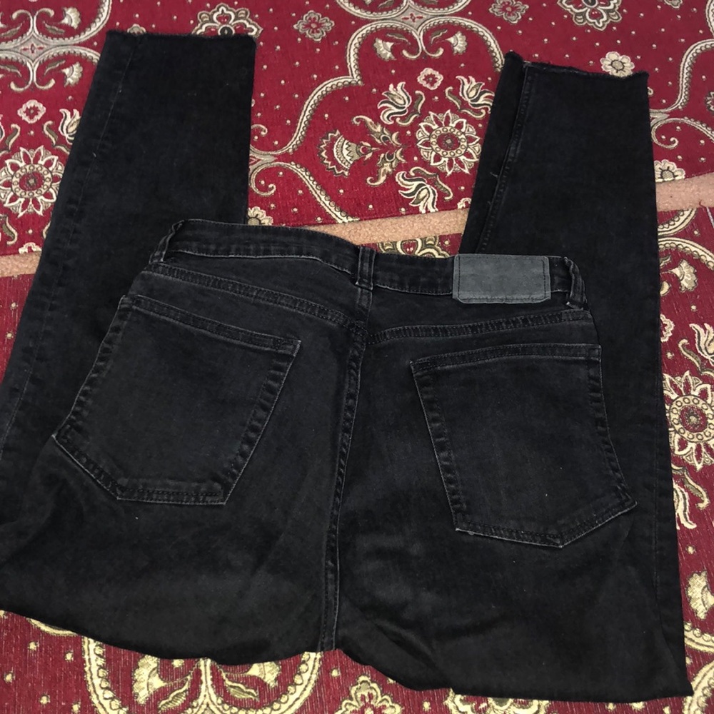 BLACK HIGH RISE JEANS divided